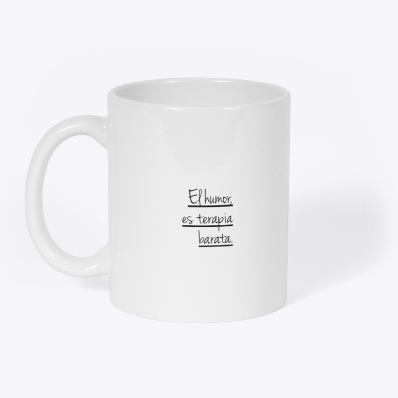 Taza — El humor es terapia barata